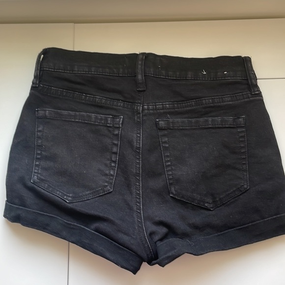 Black Jean Shorts - Picture 3 of 3